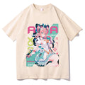 Kawaii Anime-Inspired Oversized Graphic Casual Japanese Streetwear Fashion T-Shirt