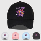 Graphic Embroidered Dad Cap Adjustable Curved Brim Streetwear Baseball Hat