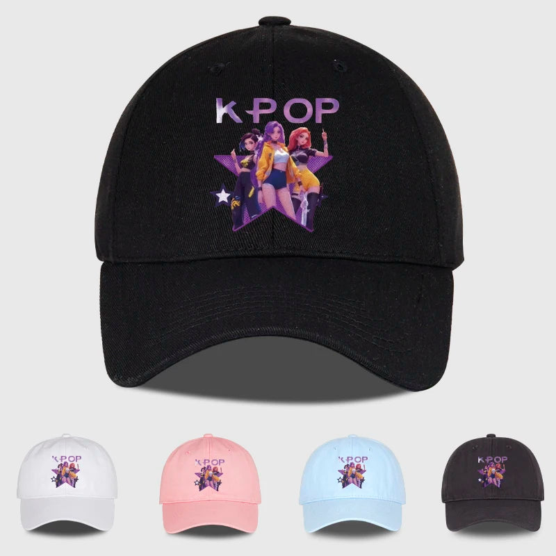 Graphic Embroidered Dad Cap Adjustable Curved Brim Streetwear Baseball Hat