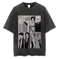 Retro Anime Panel Graphic Oversized Manga Aesthetic Streetwear T-Shirt