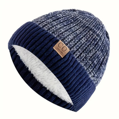 Brimless Ribbed Polyester Knit Beanie for Everyday Winter Casual Streetwear and Travel Comfort