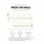 Dark Floral Gothic Press-On Nail Art Set