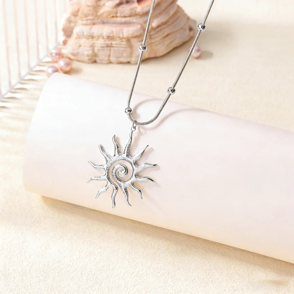 Layered Heart Pendant Necklace for Dark Feminine and Alternative Fashion