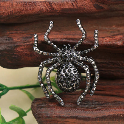Gothic Spider Statement Brooch for Dark Alternative Styling