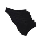 Seven-Piece Seamless V-Waist Bikini Brief Set in Modern Neutrals