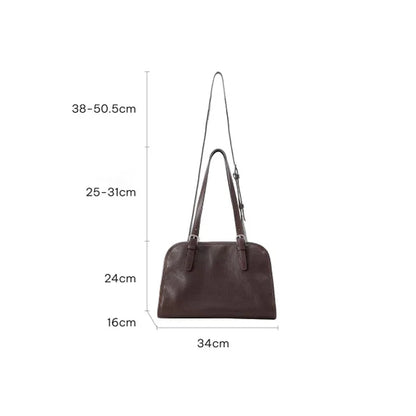 Vintage Inspired Large Capacity Tote Bag with Multi Carry Design
