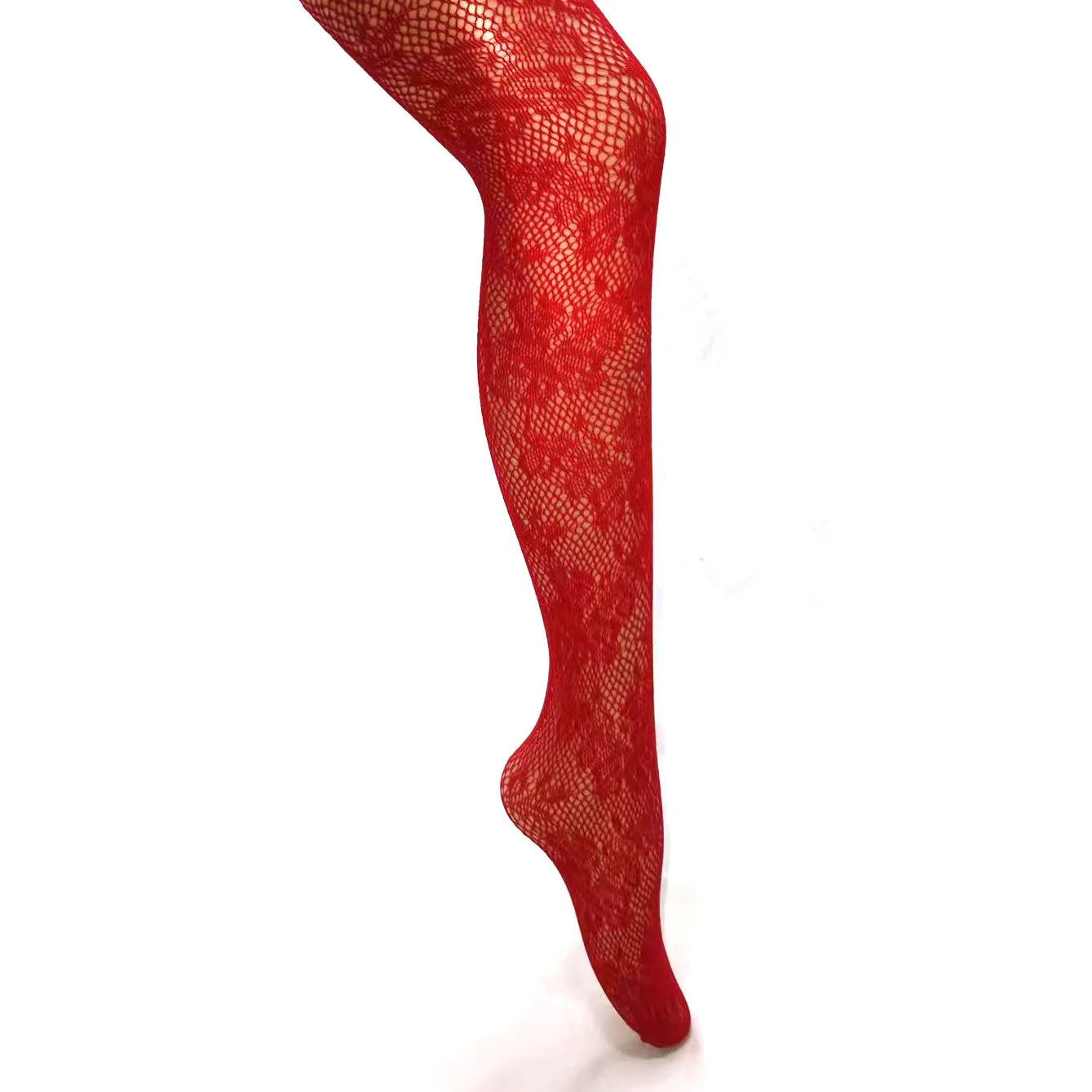 Branch Pattern Lace Fishnet Tights Nature Inspired Alternative Fashion Hosiery