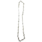 Gothic Barbed Thorn Chain Choker Necklace for Punk and Alternative Streetwear