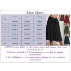 High Waist Lace-Up A-Line Midi Skirt with Pockets Casual Contemporary Everyday Style