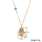 Protective Symbol Pendant Necklace for Bohemian Gothic and Alternative Fashion