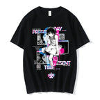 Cyber Anime Girl Oversized Alternative Streetwear Graphic Tee