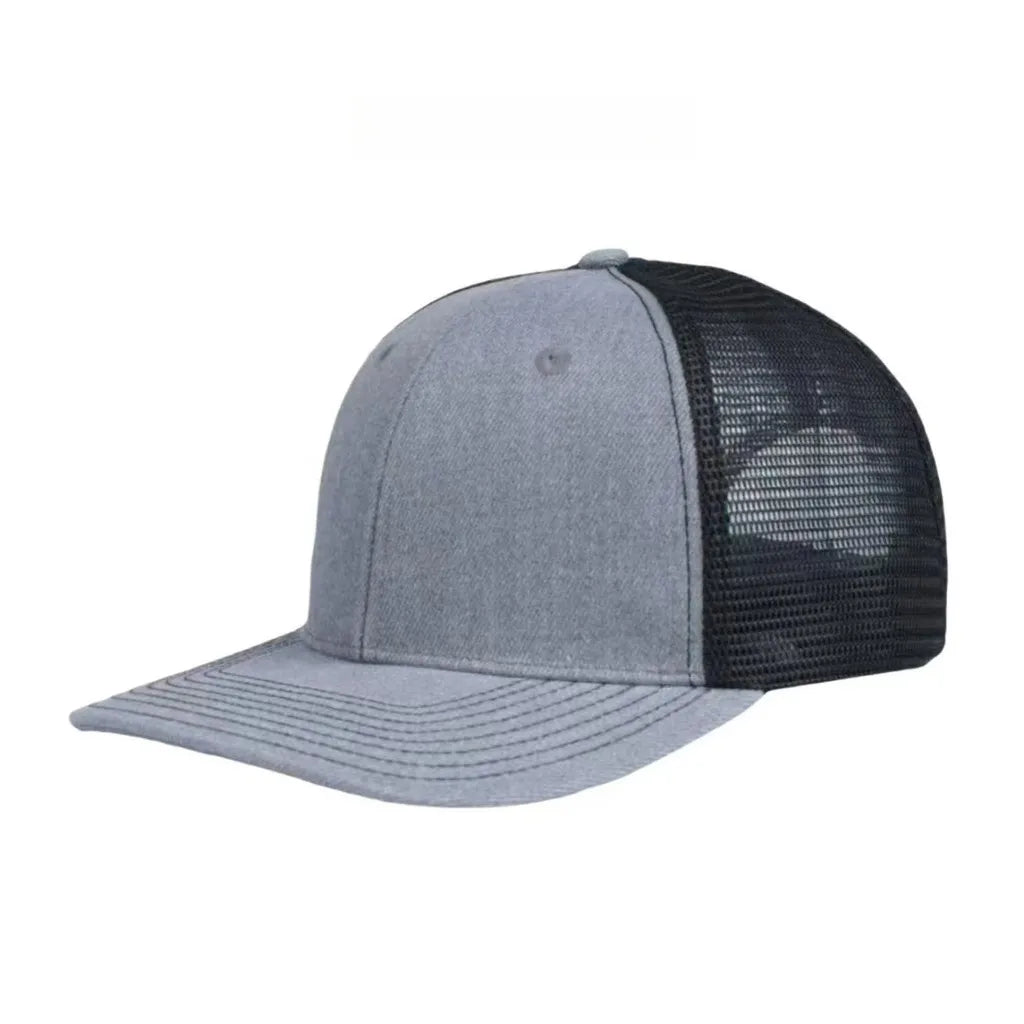Breathable Mesh Trucker Cap Adjustable Curved Brim Casual Outdoor Streetwear Hat