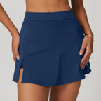 High Waist Athletic Skort with Stretch Comfort Activewear Mini Design