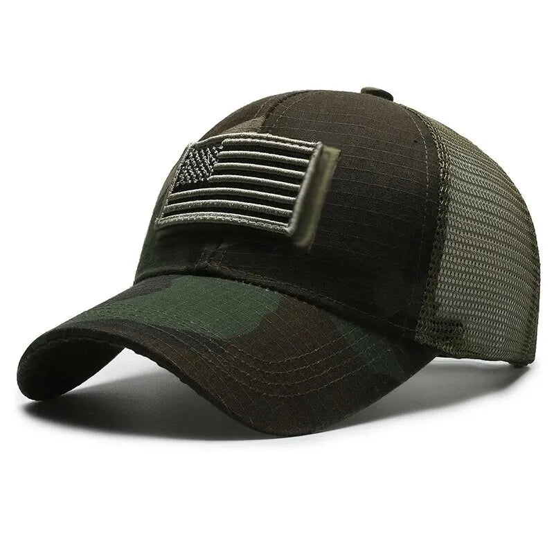 Unisex Breathable Mesh Baseball Cap with Embroidered Patch for Casual Outdoor Everyday Style