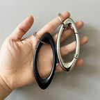 Star Carabiner Keychain Charm for Y2K Gothic and Alternative Fashion