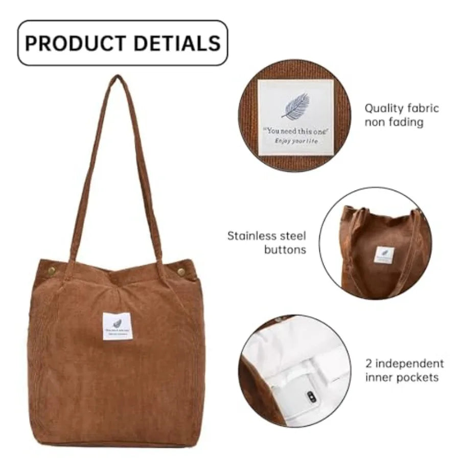 Minimal Textured Tote Shoulder Bag with Relaxed Everyday Structure