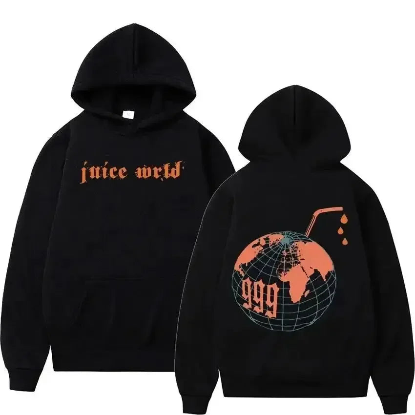 Oversized Back Graphic Hoodie with Minimal Front Detail Streetwear Design