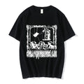 Glitch Manga Frame Oversized Anime Goth Streetwear Graphic Tee