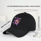 Graphic Embroidered Dad Cap Adjustable Curved Brim Streetwear Baseball Hat