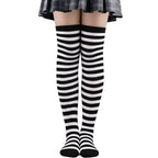 Polka Dot Over-the-Knee Socks with Soft Jacquard Knit for Casual Y2K Fashion