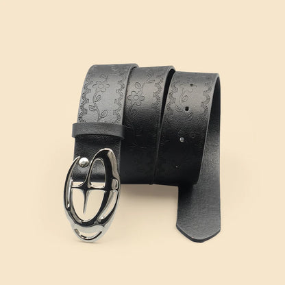 Celestial Moon Buckle Belt for Dark Feminine and Gothic Styling