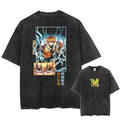 Thunder Blade Anime Back Print Oversized Streetwear Cotton T-Shirt