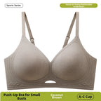 Heathered Grey Ribbed Maternity Bra with Sporty Lettered Straps