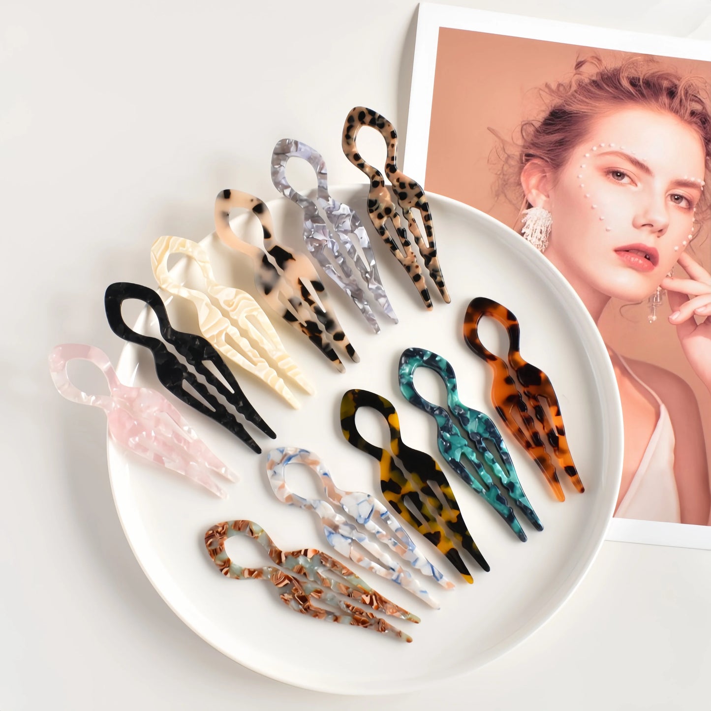 Minimalist French Twist U Shaped Hair Pin for Effortless Chic Updos