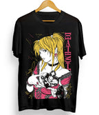 Vintage Manga Streetwear Tee with Dark Illustrated Character Artwork