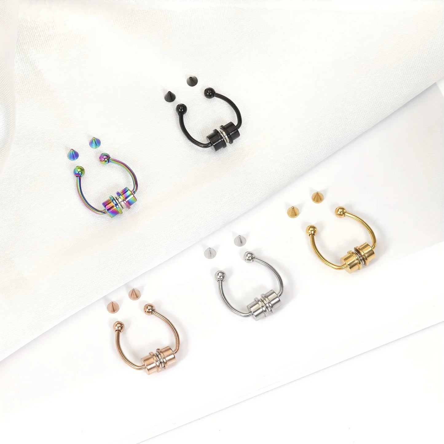 Decorative Faux Septum Nose Ring for Punk Gothic Fashion Looks
