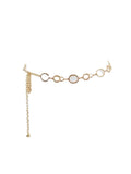Minimalist Circle Link Waist Chain for Modern Alternative Fashion Outfits