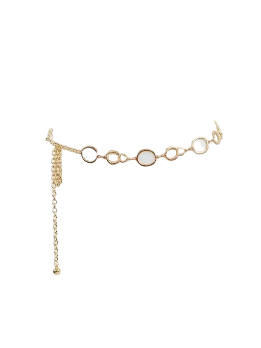 Minimalist Circle Link Waist Chain for Modern Alternative Fashion Outfits