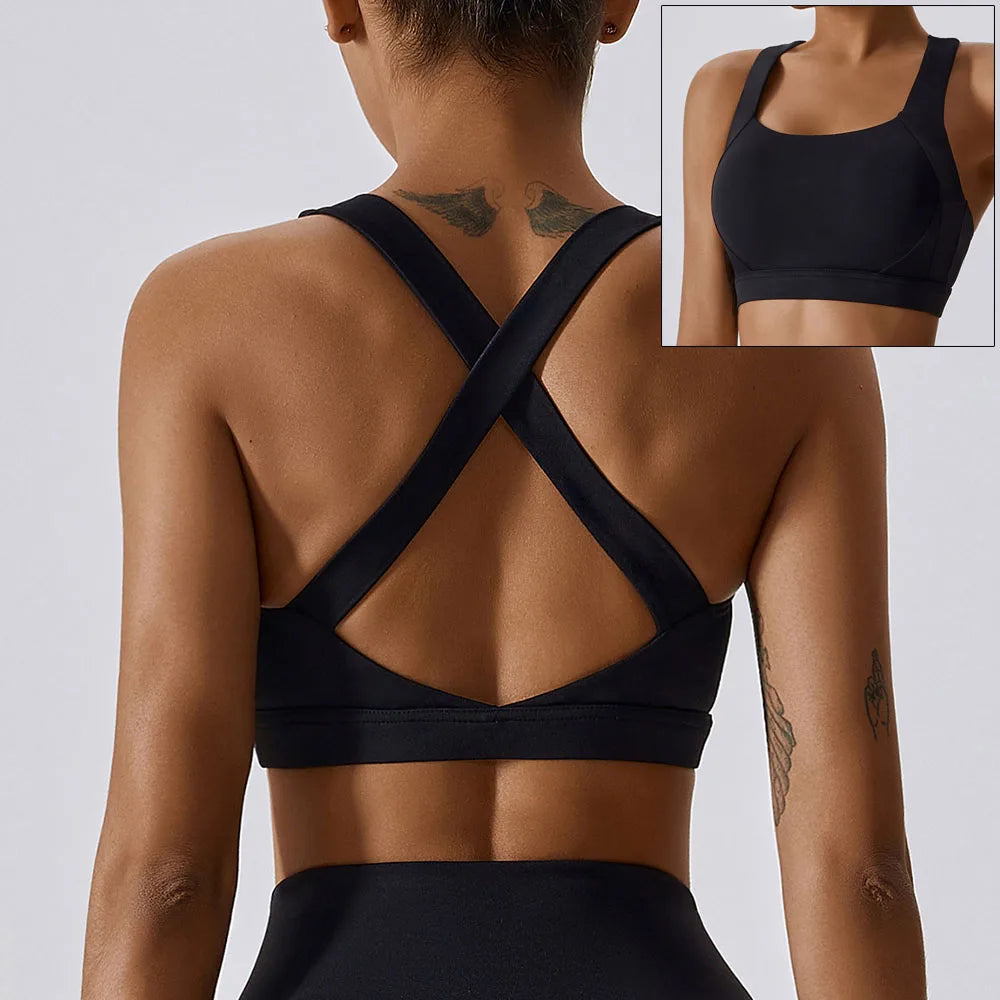 Structured Front-Zip High-Impact Sports Bra with Racerback Support