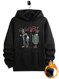 Retro Anime Streetwear Hoodie with Manga Graphic Oversized Casual Pullover Design