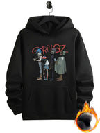 Retro Anime Streetwear Hoodie with Manga Graphic Oversized Casual Pullover Design