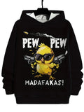 Kawaii Anime Graphic Hoodie with Manga-Inspired Cartoon Streetwear Design