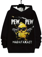Kawaii Anime Graphic Hoodie with Manga-Inspired Cartoon Streetwear Design