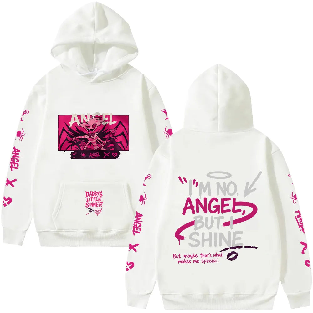 Alternative Graphic Hoodie with Bold Typography Back Print Streetwear Design