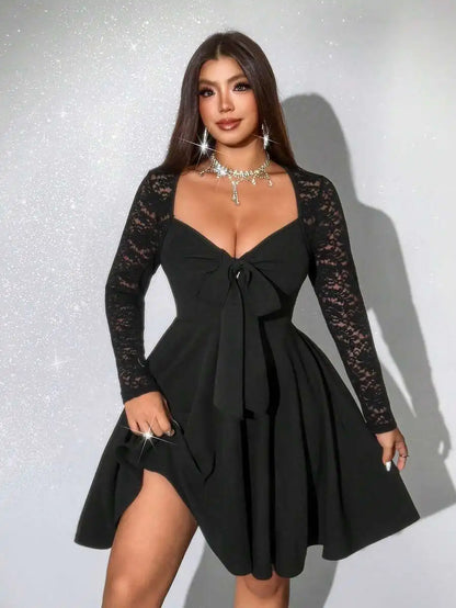 Gothic Skater Dress with Alternative Manga Fashion Aesthetic