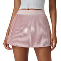 High Waist Pleated Tennis Skirt with Lightweight Athletic Streetwear Styling