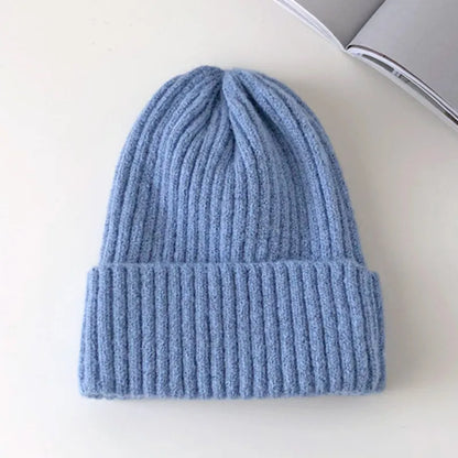 Soft Acrylic Ribbed Knit Beanie for Everyday Casual Streetwear Winter Fashion and Comfort