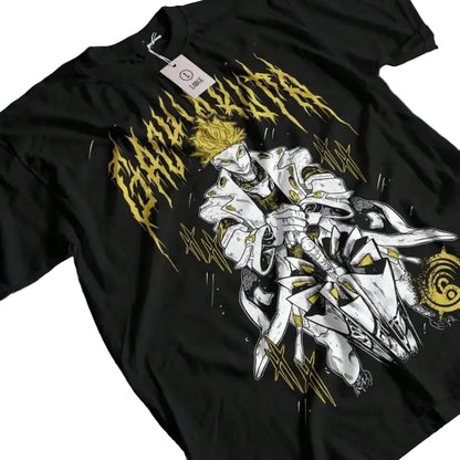 Dark Anime Goth Distressed Oversized Graphic Streetwear Shirt