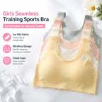 Seamless Wire-Free Lounge Bralette with Wide Straps and Scoop Neckline