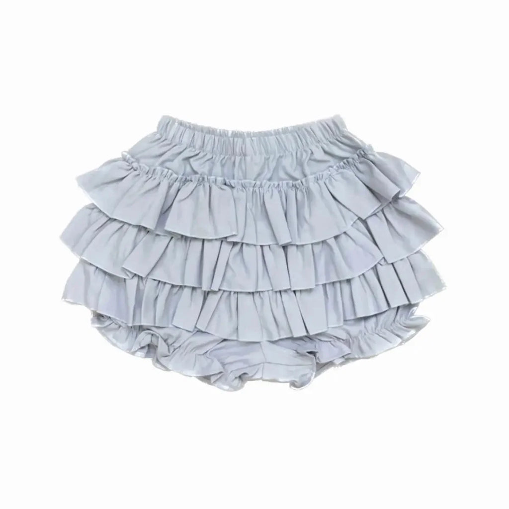 Tiered Ruffle Mini Skirt with Elastic Waist Balletcore Streetwear Silhouette