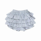 Tiered Ruffle Mini Skirt with Elastic Waist Balletcore Streetwear Silhouette