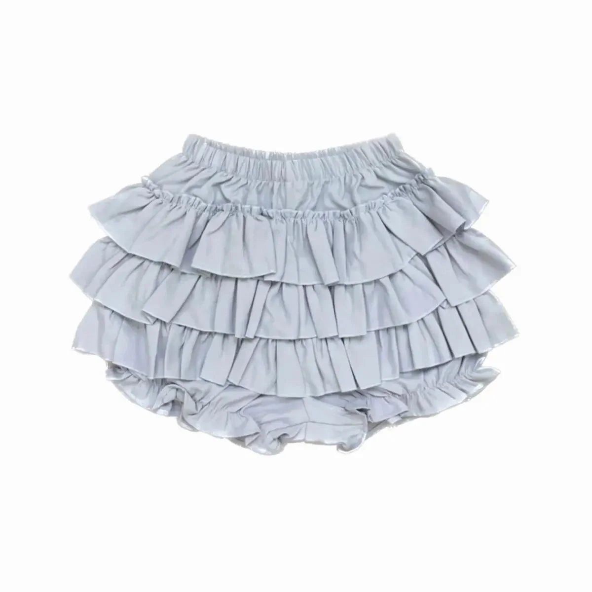 Tiered Ruffle Mini Skirt with Elastic Waist Balletcore Streetwear Silhouette