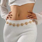 Celestial Sun Charm Waist Chain for Bohemian Festival and Beach Styling