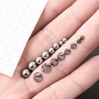 Reusable Faux Piercing Stud Sticker Set for Punk Alternative Styling