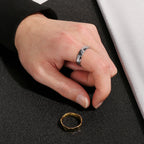 Minimalist Geometric Band Ring Punk Alternative Everyday Statement Jewelry