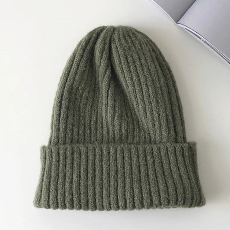 Soft Acrylic Ribbed Knit Beanie for Everyday Casual Streetwear Winter Fashion and Comfort